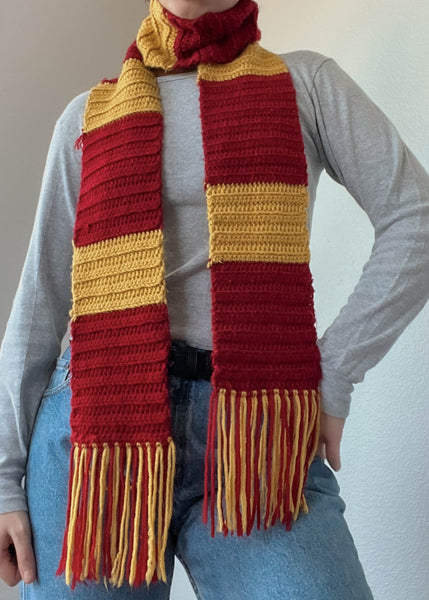 90's Red & Yellow Scarf