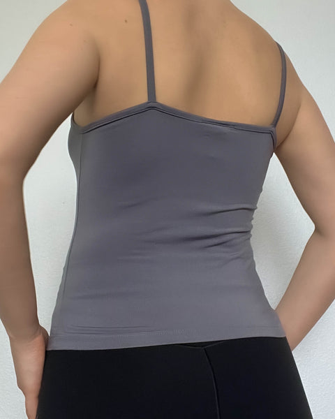 Late 90's Gray Stretch Tank (S)