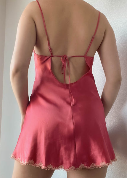 Coral Red & Pastel Orange VS Slip (S)
