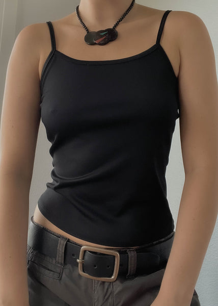 2000’s Solid Black Tank (S)