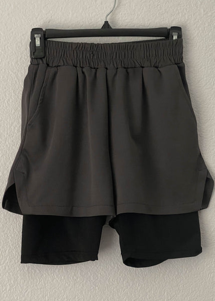 Layered Athletic Shorts (XS)
