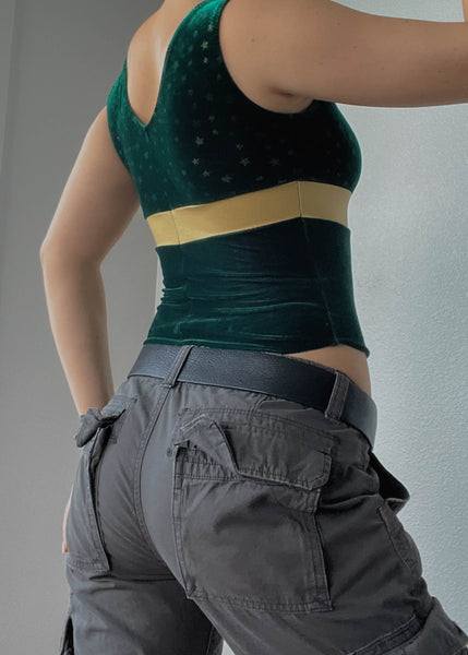 90’s Velvet Star Top (XS)