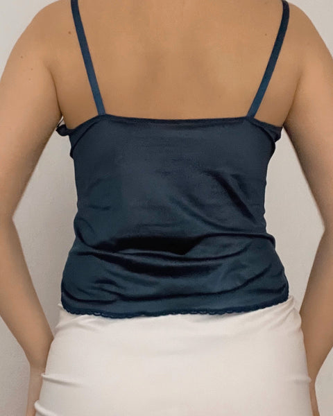 80’s Navy Lingerie Camisole (S)