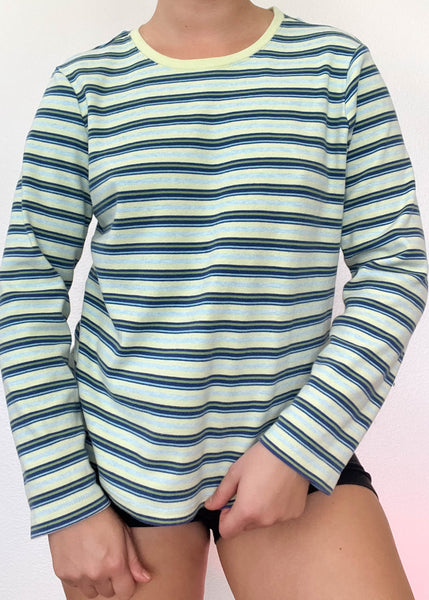 Y2k Striped Long Sleeve (M-PL)