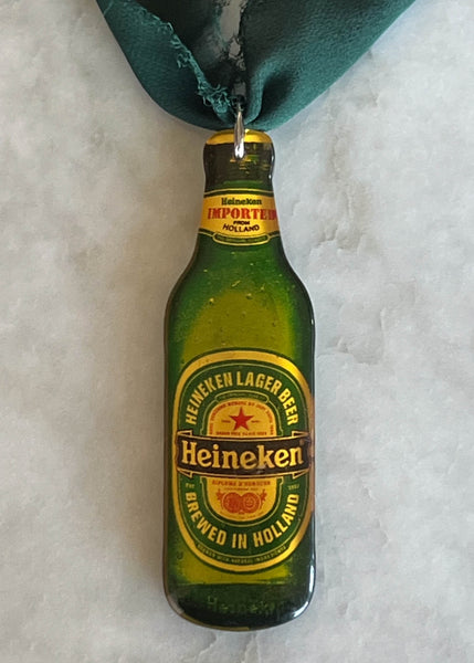 90's Heineken Beer Bottle Choker