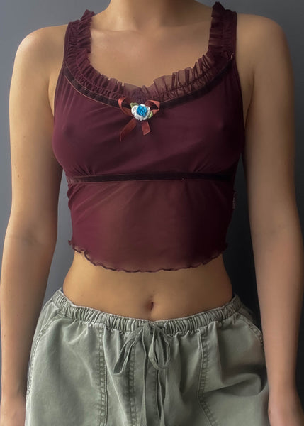 Rosalie Y2k Mesh Top (S)