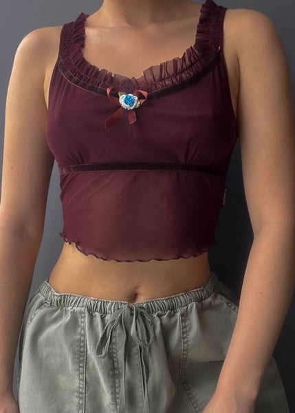 Rosalie Y2k Mesh Top (S)