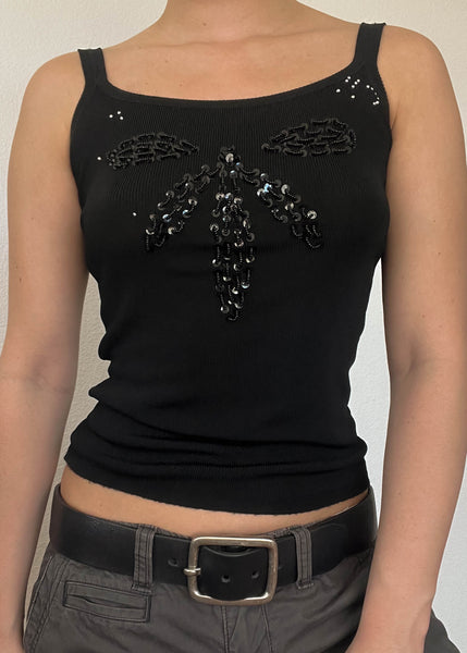 90's Dragonfly Knit Tank (S)