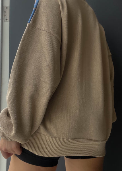 90's Square Grid Sweater (L)