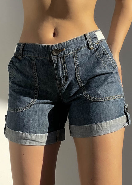 Y2k Tommy Denim Shorts (S/M)