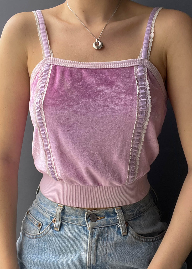 Laurie 90's Purple Tank (S) – Retro and Groovy