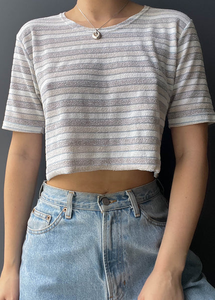 Davallu 90's Striped Tee (S-M)