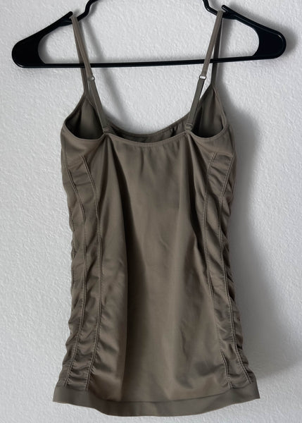 Y2k Mocha Scrunch Tank (S)