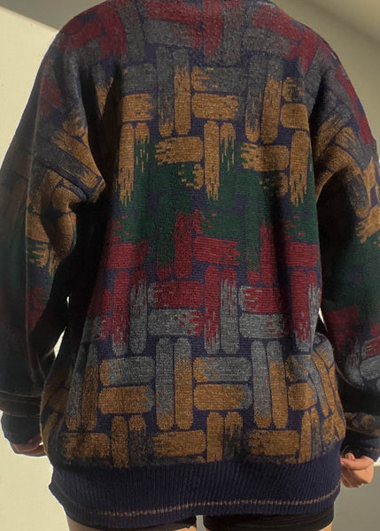 Emilio 80's Patterned Knit (L)