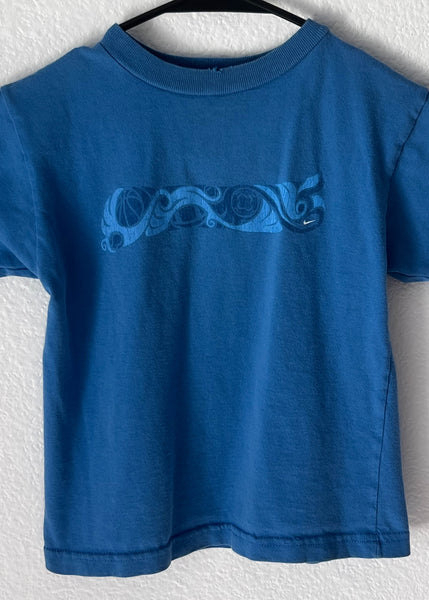 Y2k Blue Nike Baby Tee (XS)