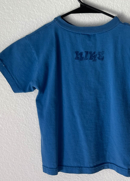 Y2k Blue Nike Baby Tee (XS)