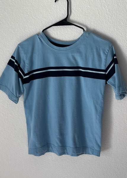 Y2k Blue & Navy Baby Tee (S)