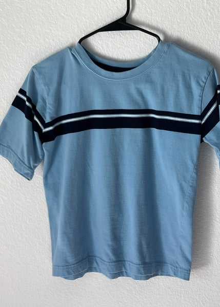Y2k Blue & Navy Baby Tee (S)