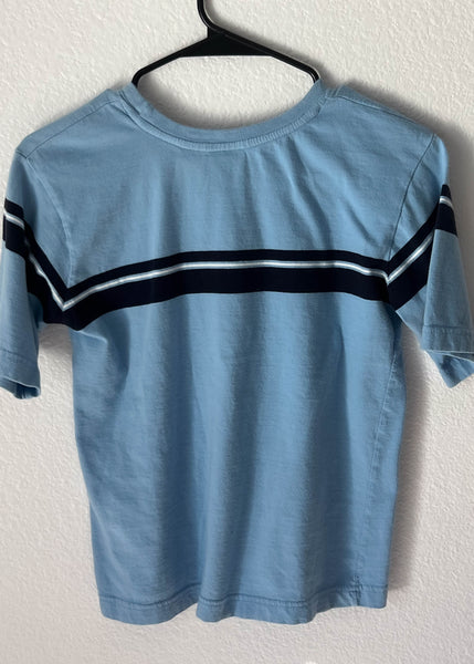 Y2k Blue & Navy Baby Tee (S)