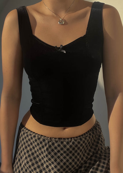 Lainey 90's Velvet Tank (S)