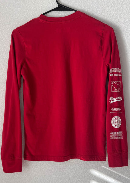 Y2k Red & White Abercrombie Top (S)