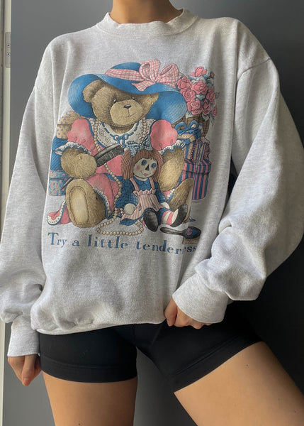 Tenderness Teddy Crewneck (M-L)