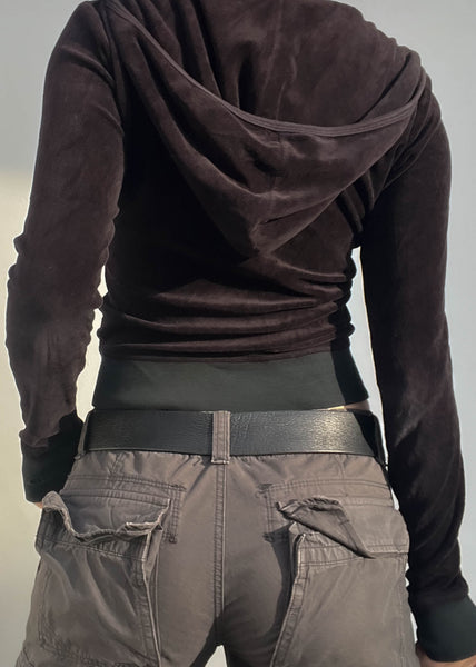 Black Juicy Velour Jacket (S)