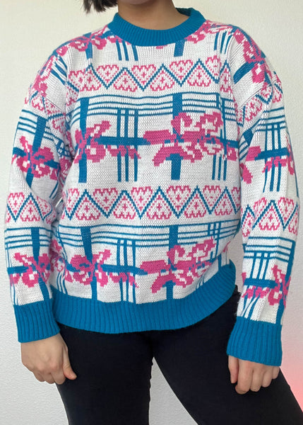 Dalia 80's Patterned Knit (M)