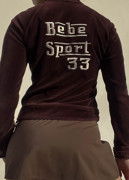 Bebe Sport Velour Jacket (S)