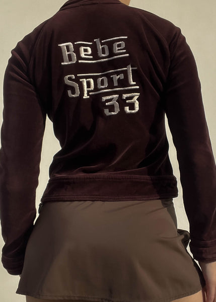 Bebe Sport Velour Jacket (S)