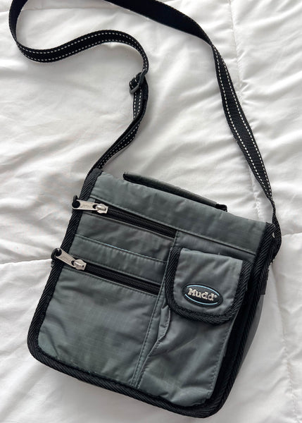 Y2k Gray & Black Mudd Bag