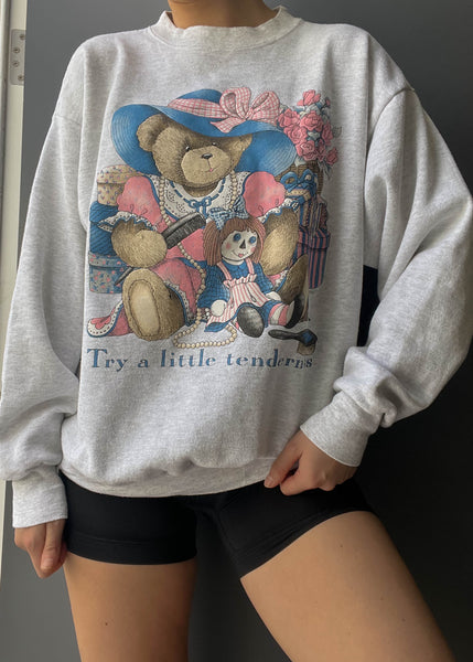 Tenderness Teddy Crewneck (M-L)