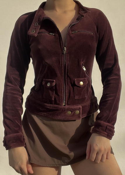 Bebe Sport Velour Jacket (S)