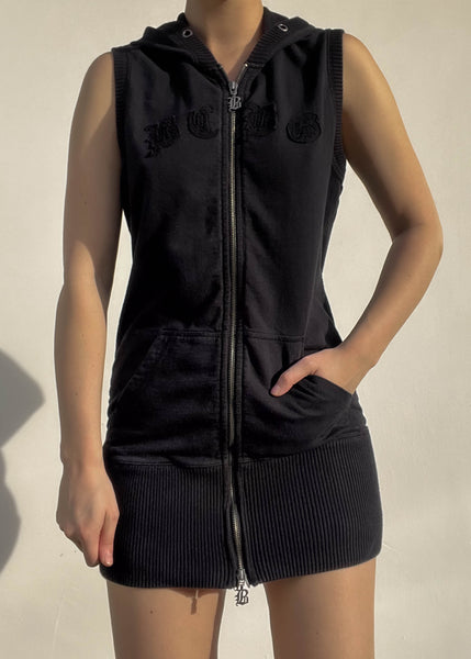 BCBG Double Zip Mini Dress (S)