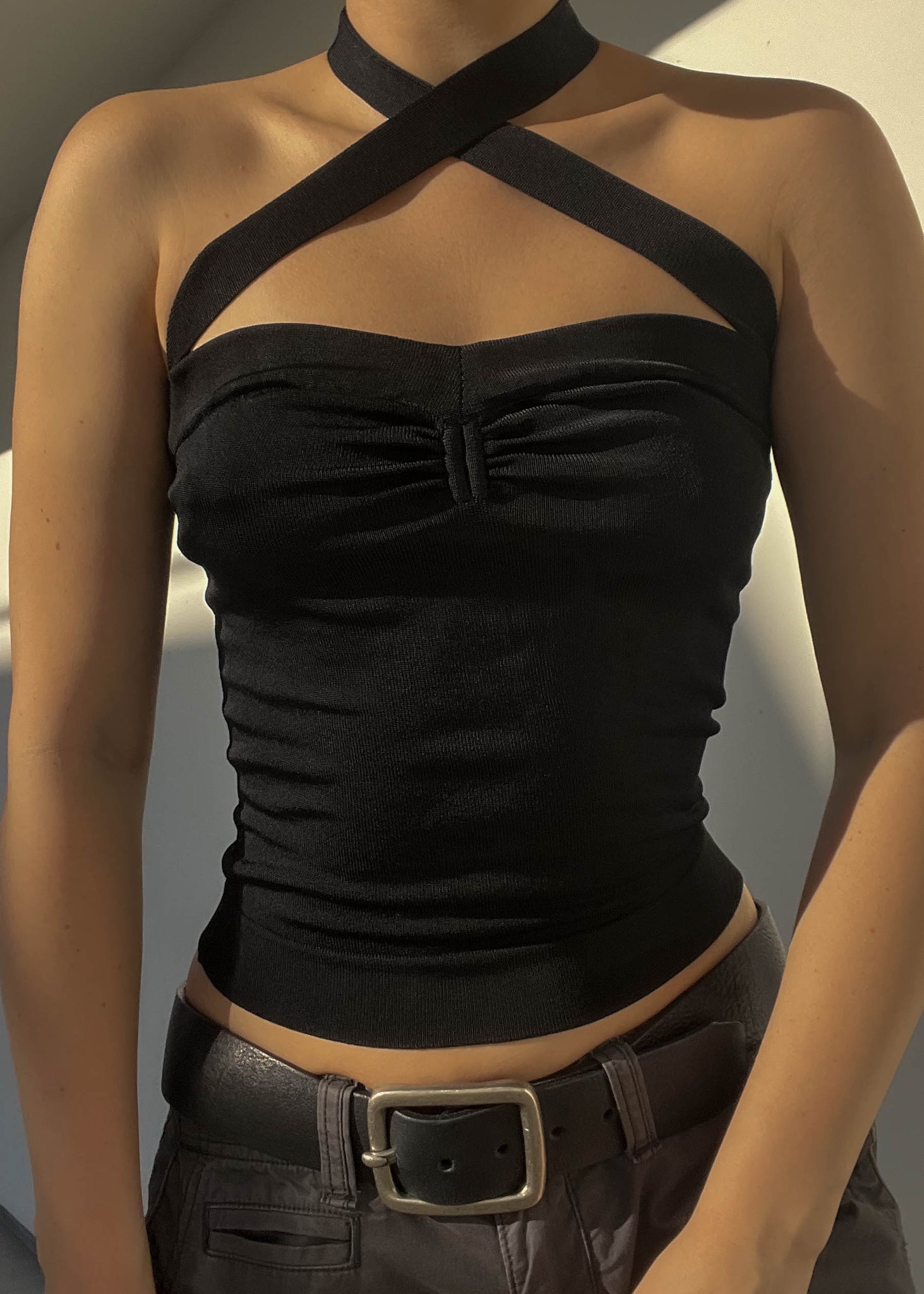 Guess Knit Halter Top (XS-S)
