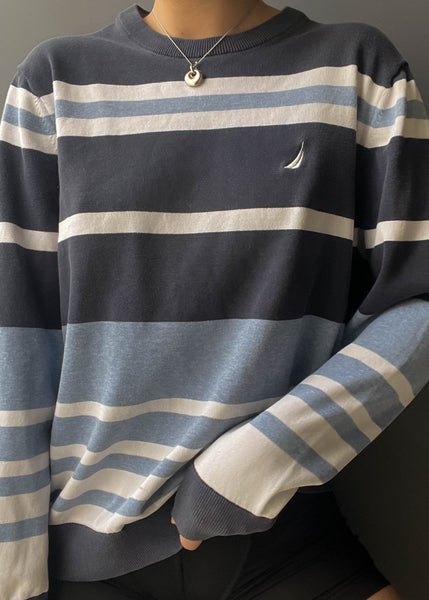 Y2k Nautica Blues Knit (M-L)