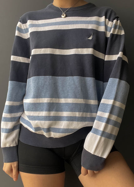 Y2k Nautica Blues Knit (M-L)