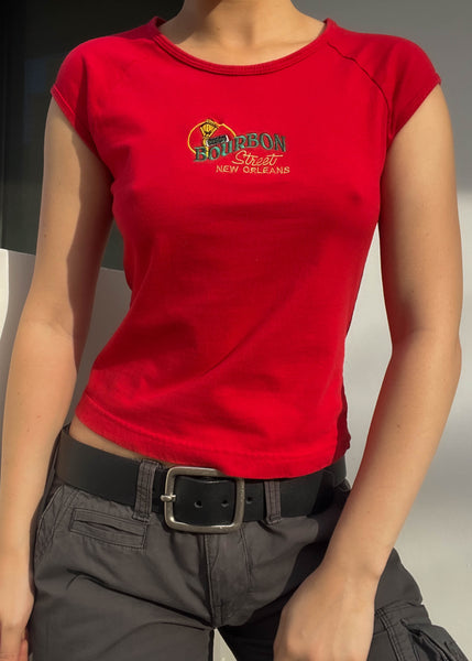 Bourbon Street Baby Tee (S)