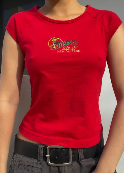 Bourbon Street Baby Tee (S)