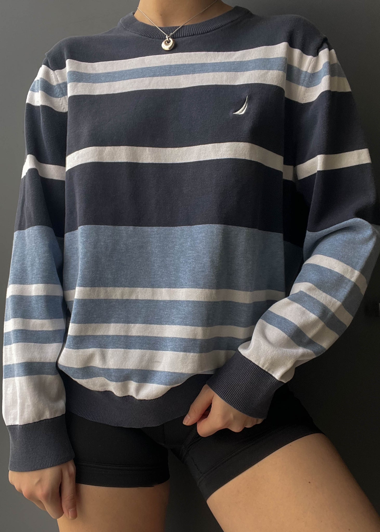 Y2k Nautica Blues Knit (M-L)