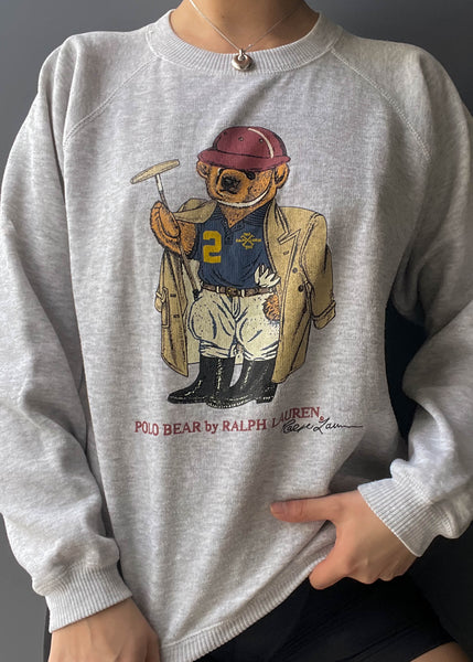 90's Polo Bear Crewneck (S)