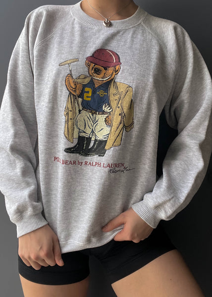 90's Polo Bear Crewneck (S)