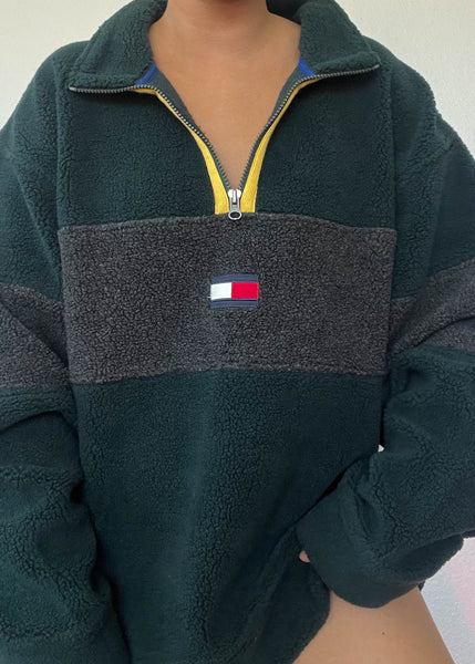 90's Tommy Fleece Pullover (XL)