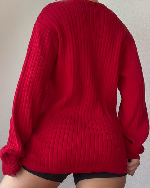 Kayce 90’s Red Knit (XL)