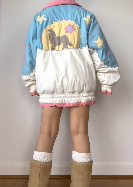 80's Pastel Puffer (XL)