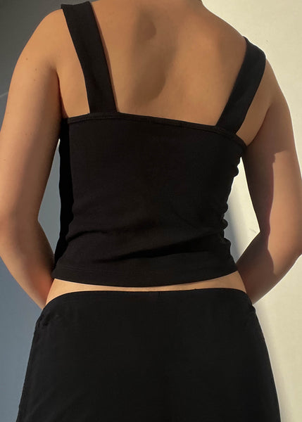 Cynthia 90's Black Tank (S)
