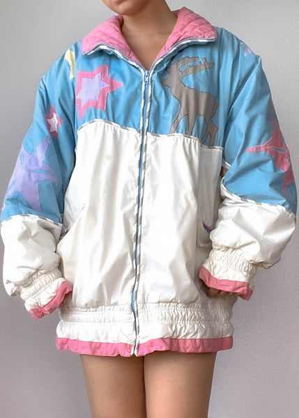 80's Pastel Puffer (XL)
