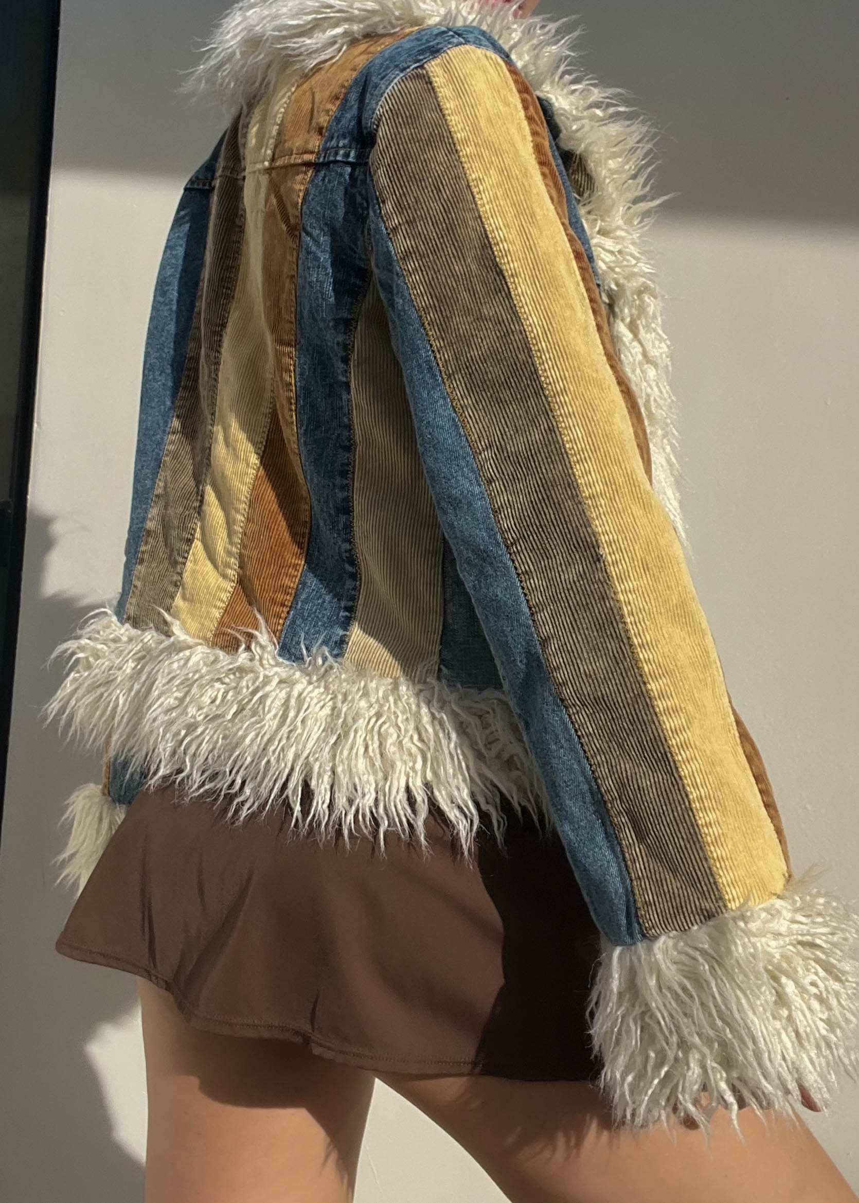 Corduroy Fur Trim Jacket (M) – Retro and Groovy