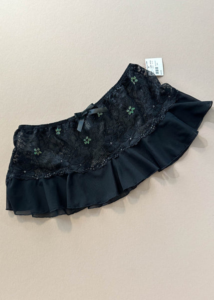 Mesh + Lace Micro Mini (S)