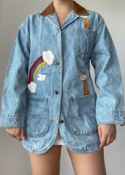 80’s Noah’s Ark Denim Jacket (S)